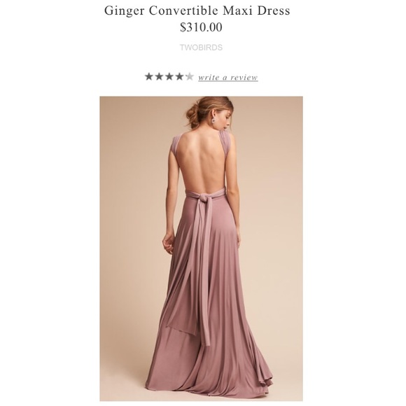 BHLDN Ginger Convertible Maxi Dress